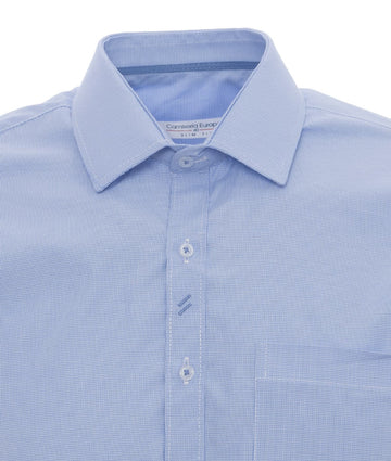 Camisa Textura Azul 1