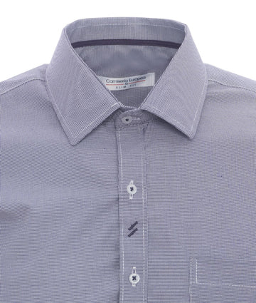Camisa Textura Morada Oscura