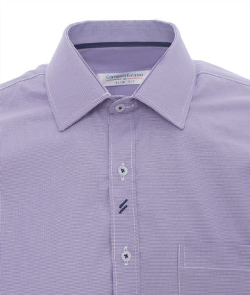 Camisa Textura Lila 1