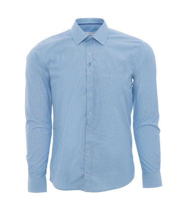 Camisa Textura Aguamarina