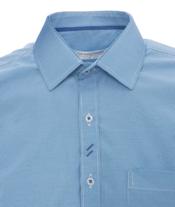 Camisa Textura Aguamarina