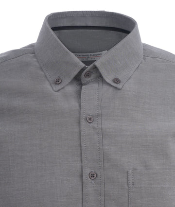 Camisa Algodón Solo Fondo Azul Oscura