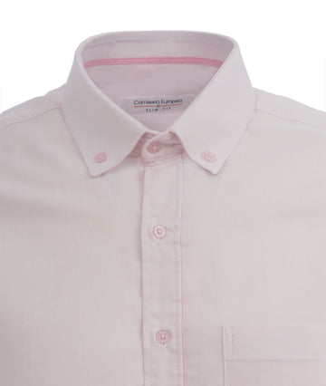 Camisa Algodón Solo Fondo Rosada Clara 1