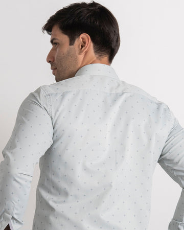 Camisa Print Estrella Verde Claro