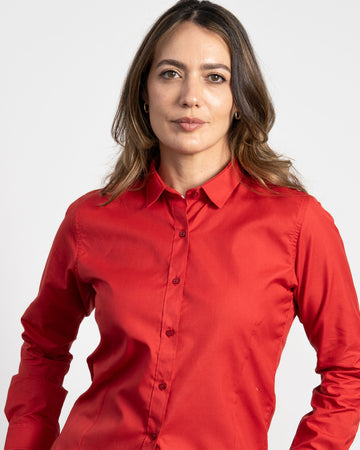 Camisa Roja Mujer