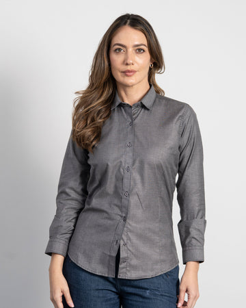 Camisa Solo Fondo Gris Oscura Mujer