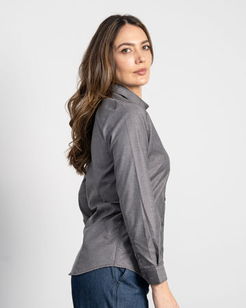 Camisa Solo Fondo Gris Oscura Mujer