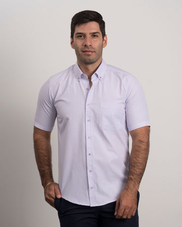 Camisa Mil Rayas Lila