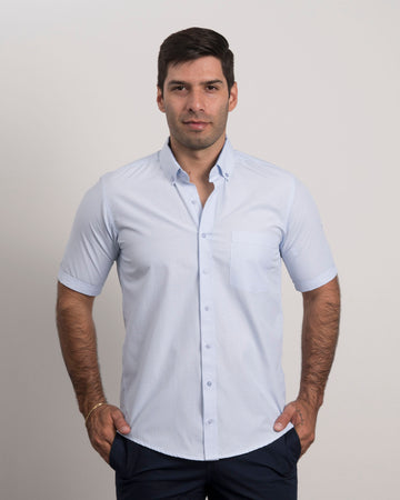 Camisa Azul Mil Rayas
