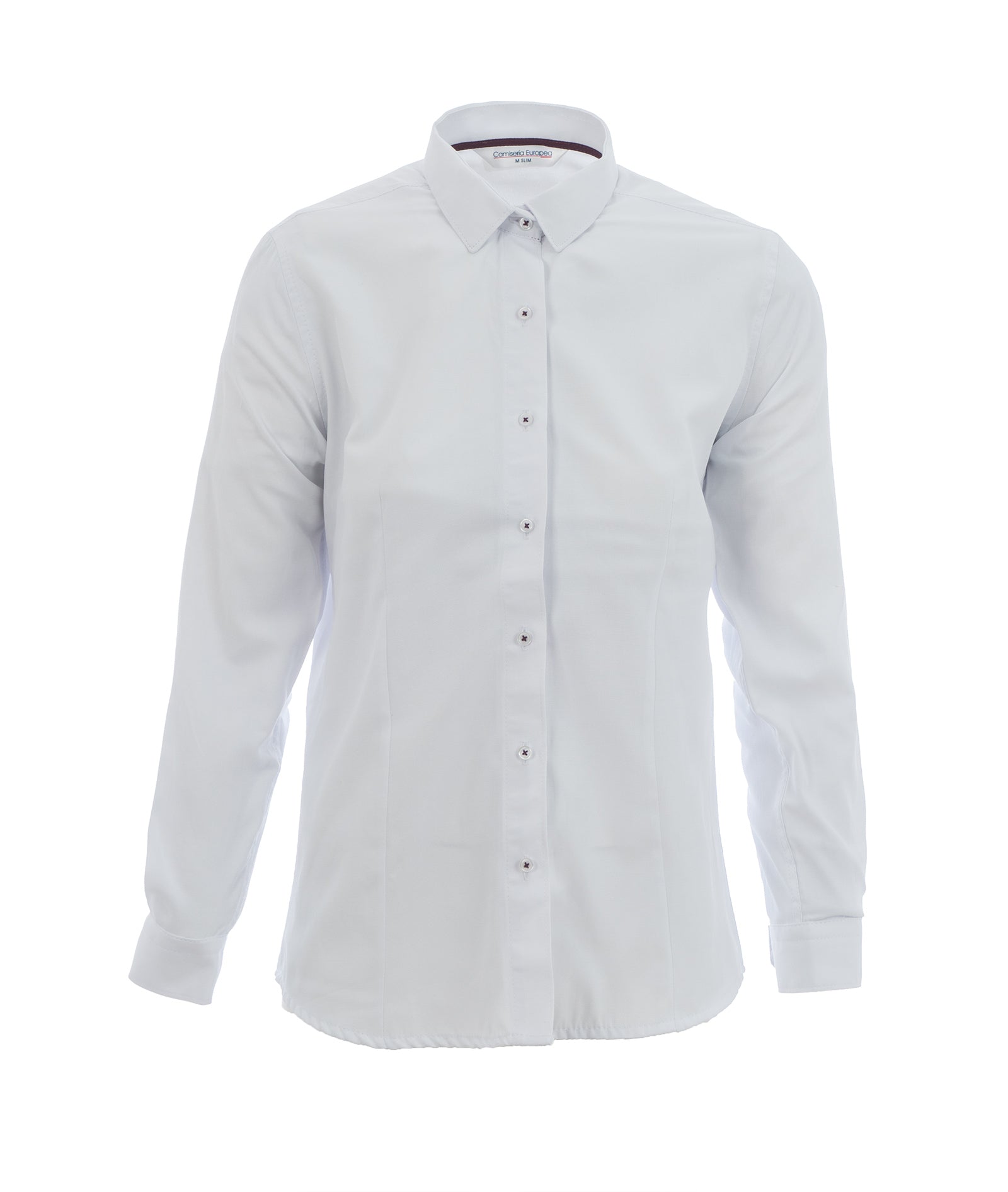 Camisa Blanca Puntos Mujer