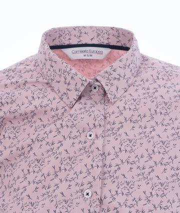 Camisa Print Malva Mujer