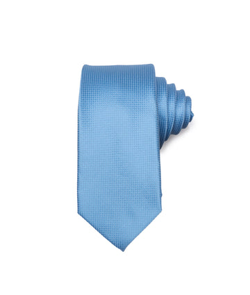 Corbata Azul Clara Textura Cuadros