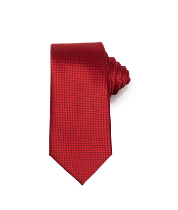 Corbata Roja Textura Cuadros
