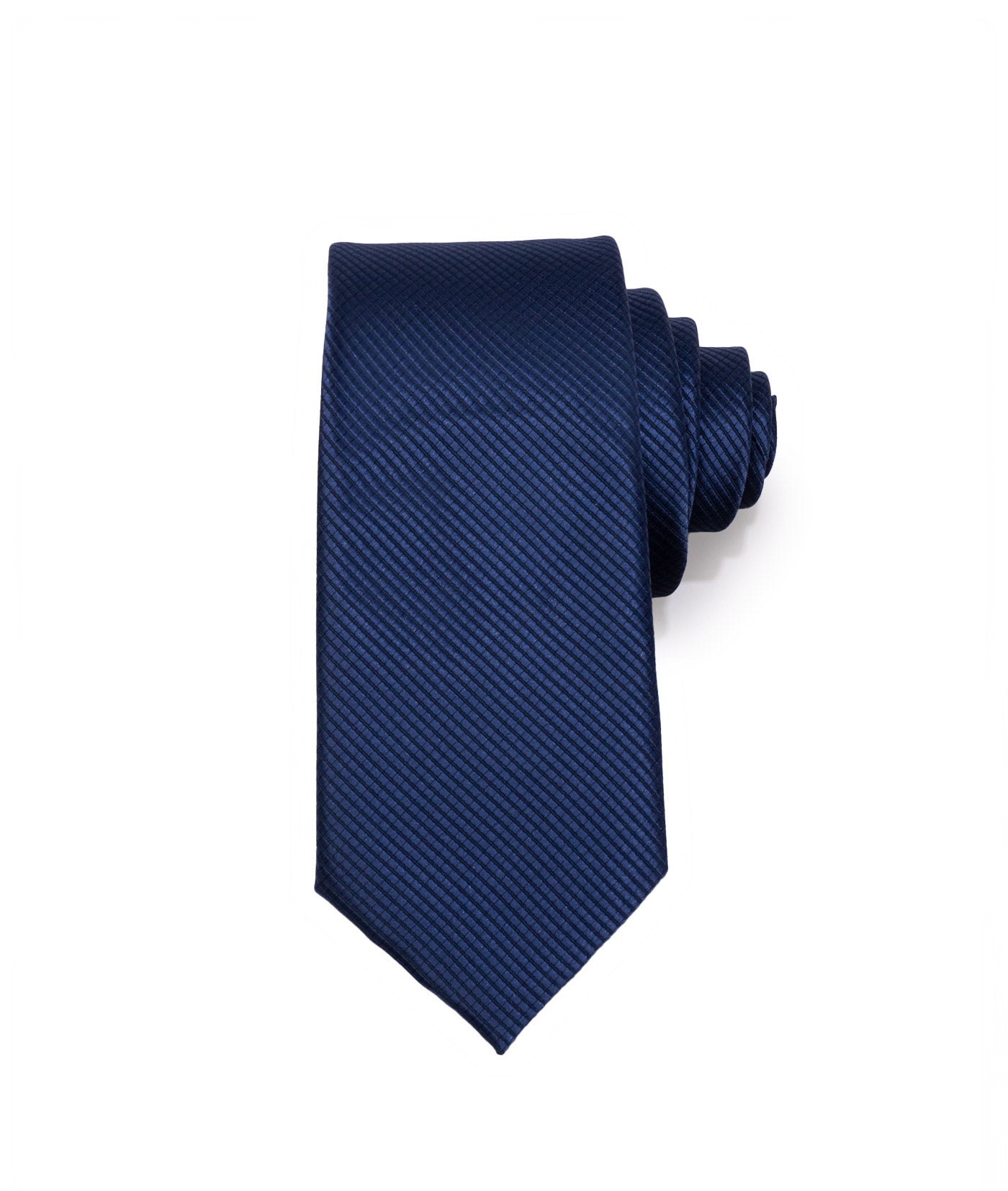 Corbata Azul Zafiro Cuadros Diagonales
