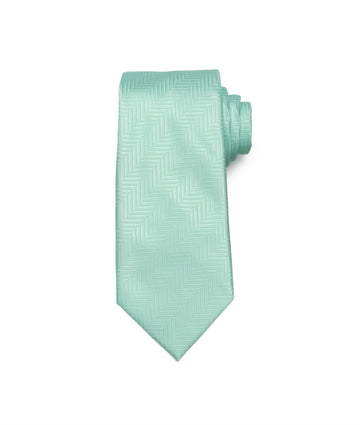 Corbata Verde Claro Zigzag