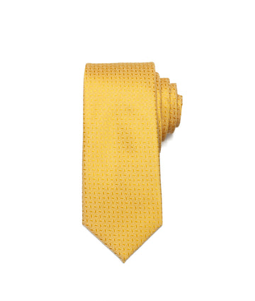 Corbata Amarilla Zigzag