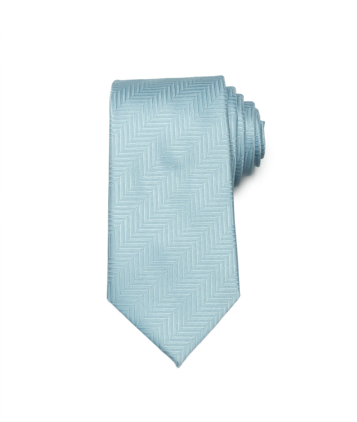 Corbata Azul Clara Zigzag