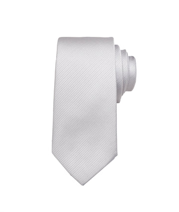 Corbata Lineas Diagonales Gris Clara
