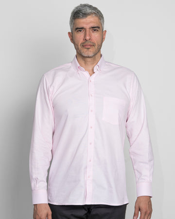 Camisa Oxford Rosado Claro