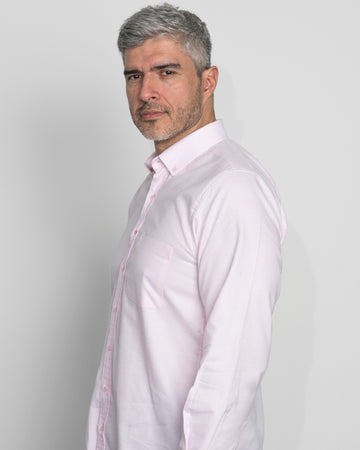 Camisa Oxford Rosado Claro