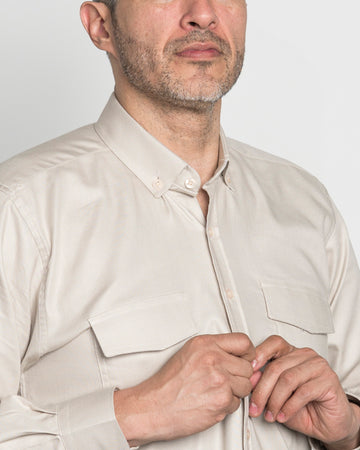 Camisa Drill Twill Beige