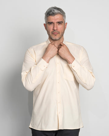 Camisa Oxford Amarilla