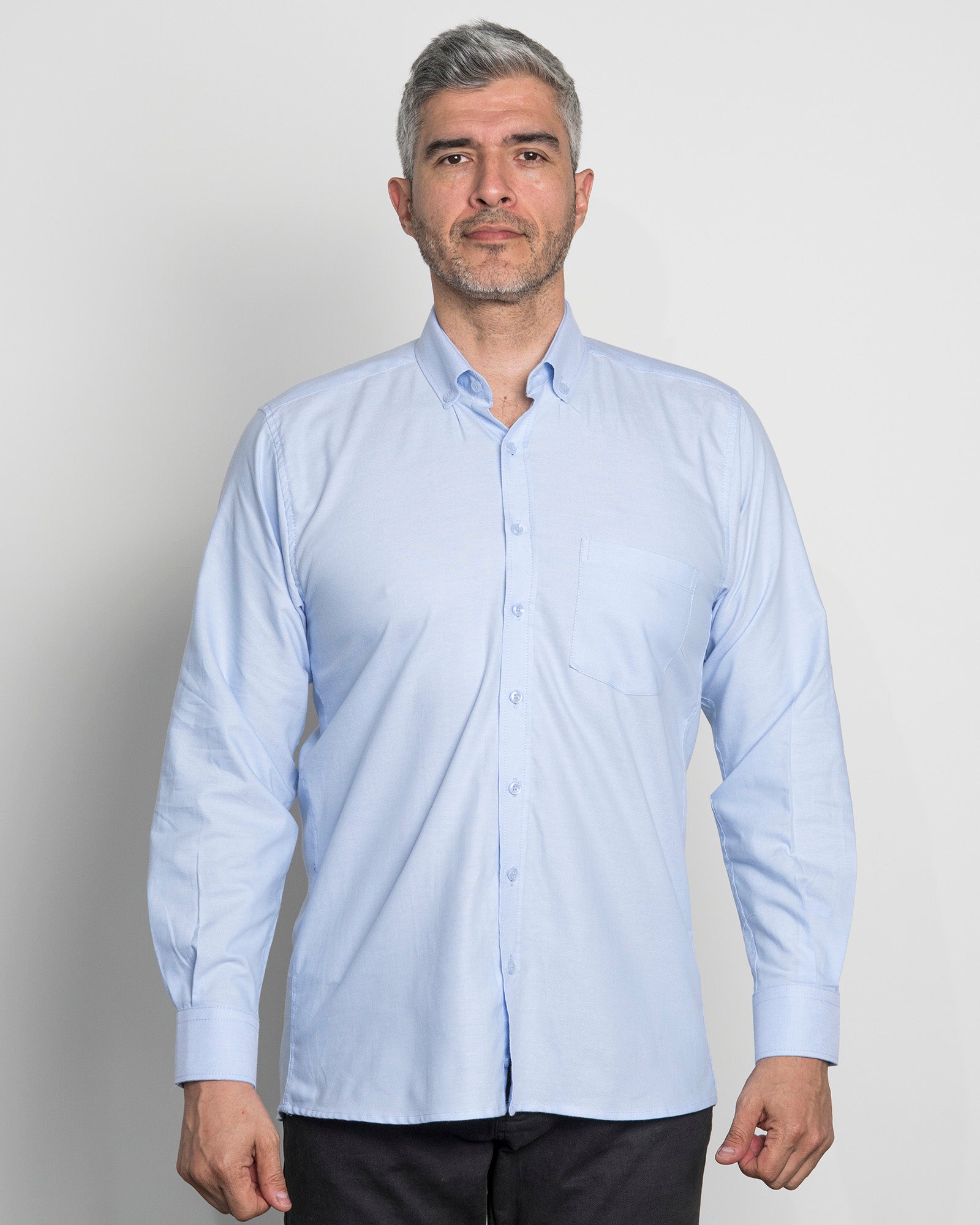 Camisa Oxford Azul clara