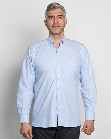 Camisa Oxford Azul clara
