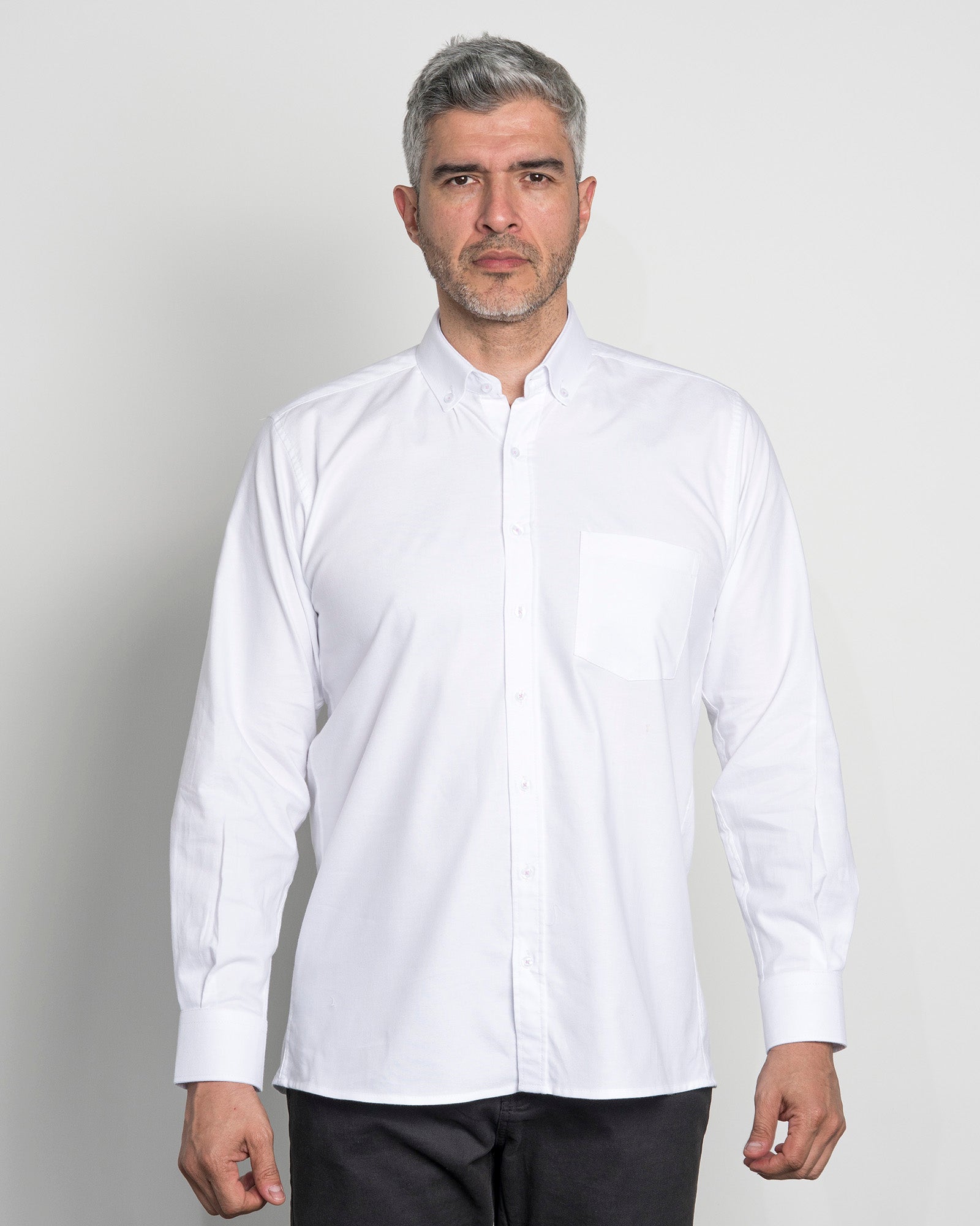 Camisa Oxford blanco