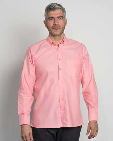 Camisa Oxford Salmon