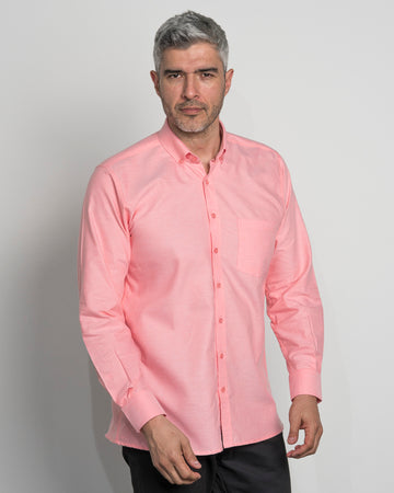 Camisa Oxford Salmón