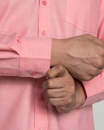 Camisa Oxford Salmón