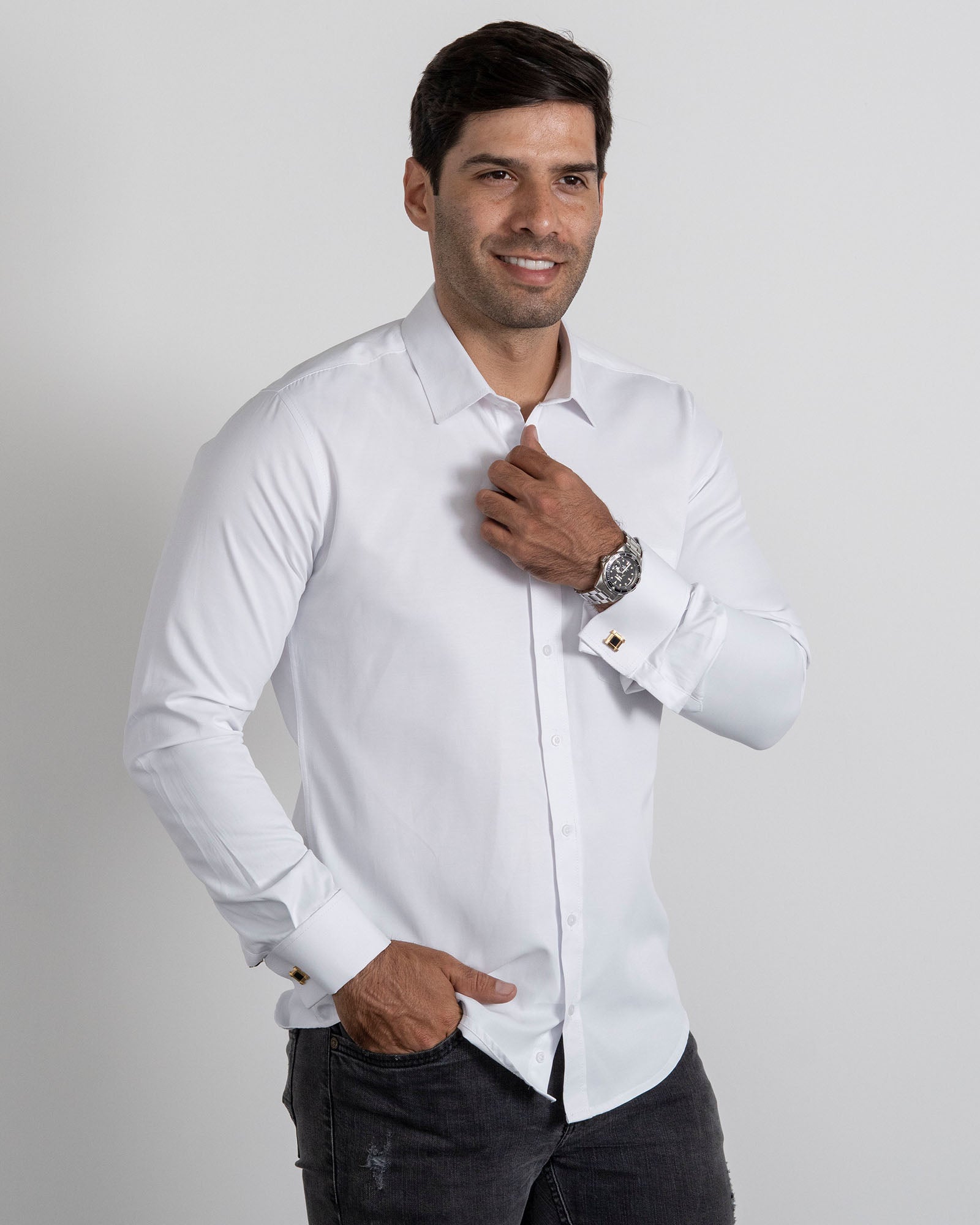 Camisa Mancorna Blanca