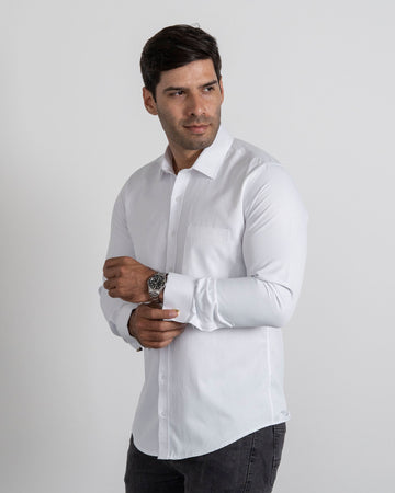 Camisa Mancorna Blanca
