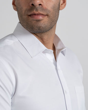 Camisa Mancorna Blanca