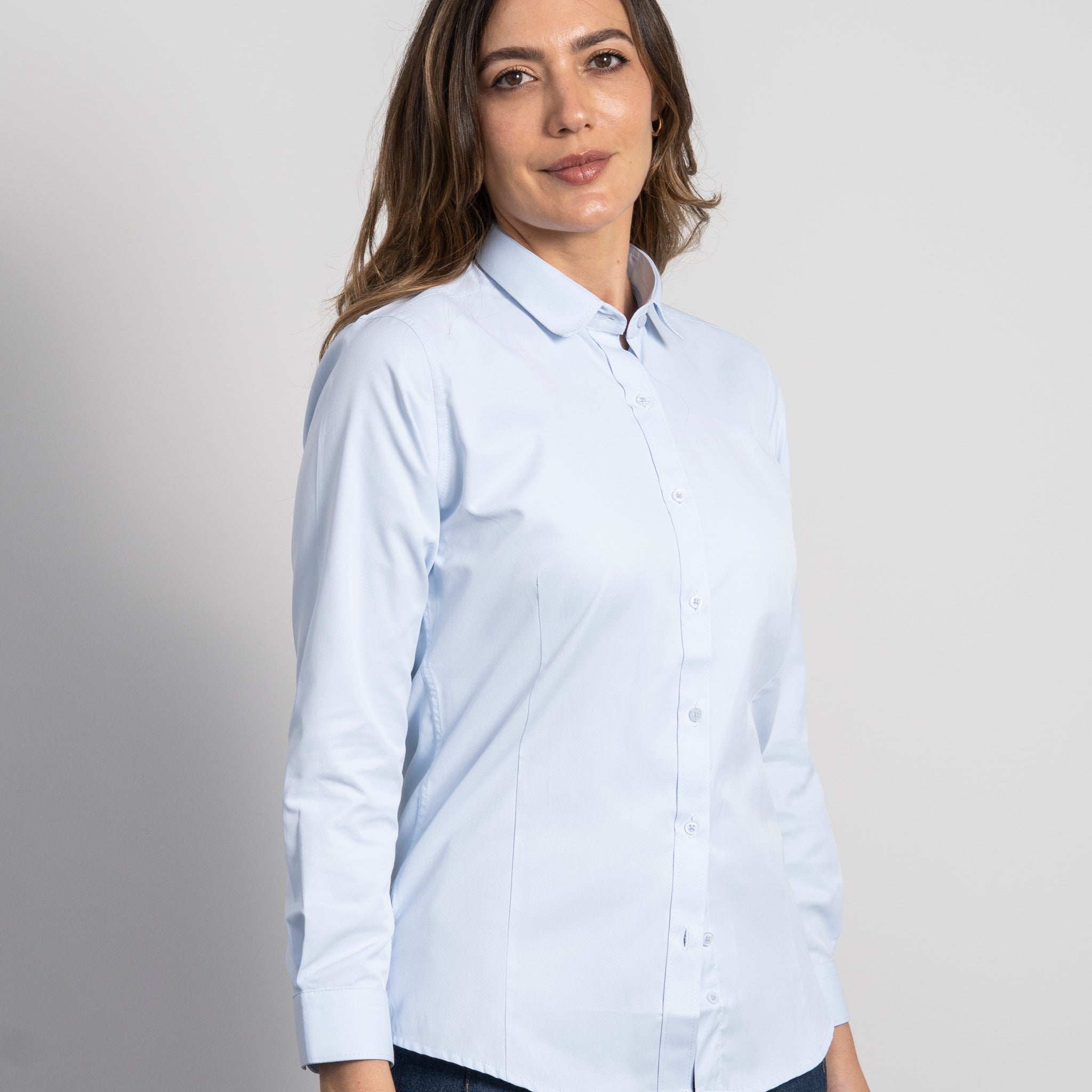 Camisa Mujer Azul Claro 2