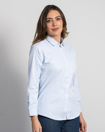 Camisa Mujer Azul Claro 2