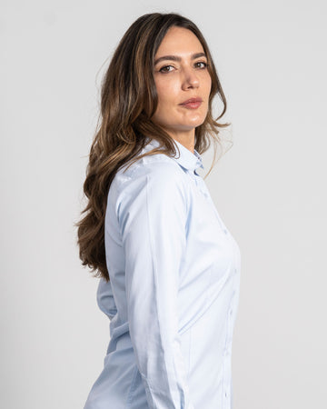 Camisa Mujer Azul Claro