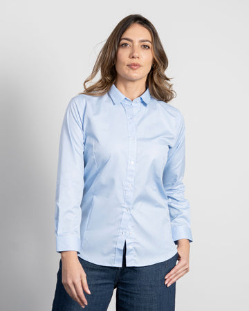 Camisa Mujer Azul Claro 2