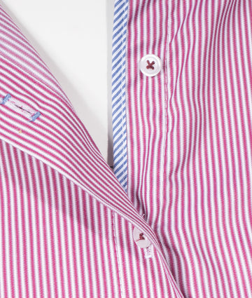 Camisa Rayas Púrpura Mujer