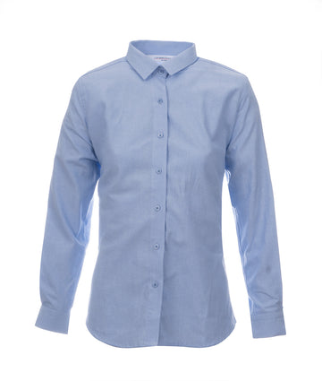 Camisa Oxford Azul Mujer