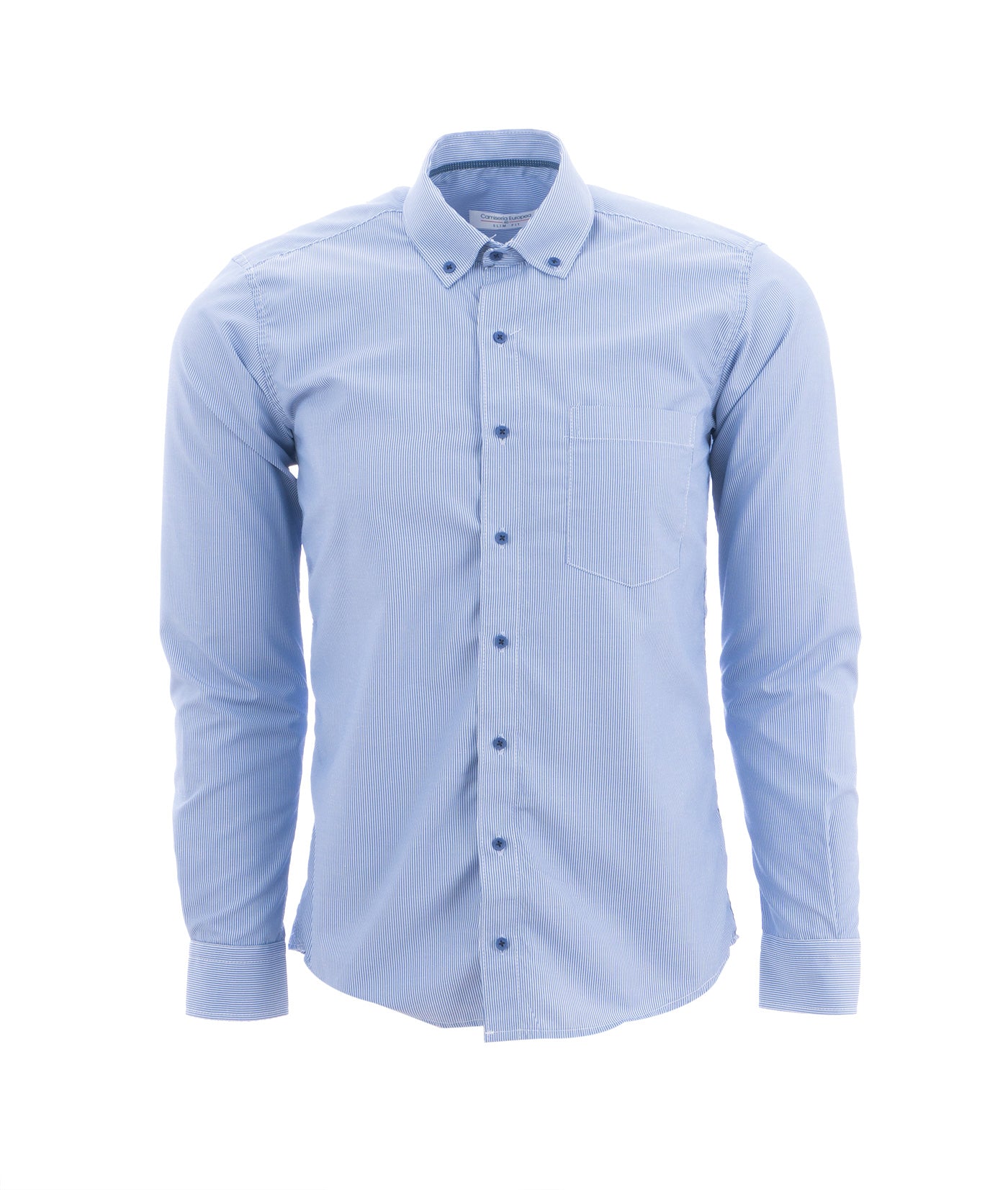 Camisa de Rayas Azul 2