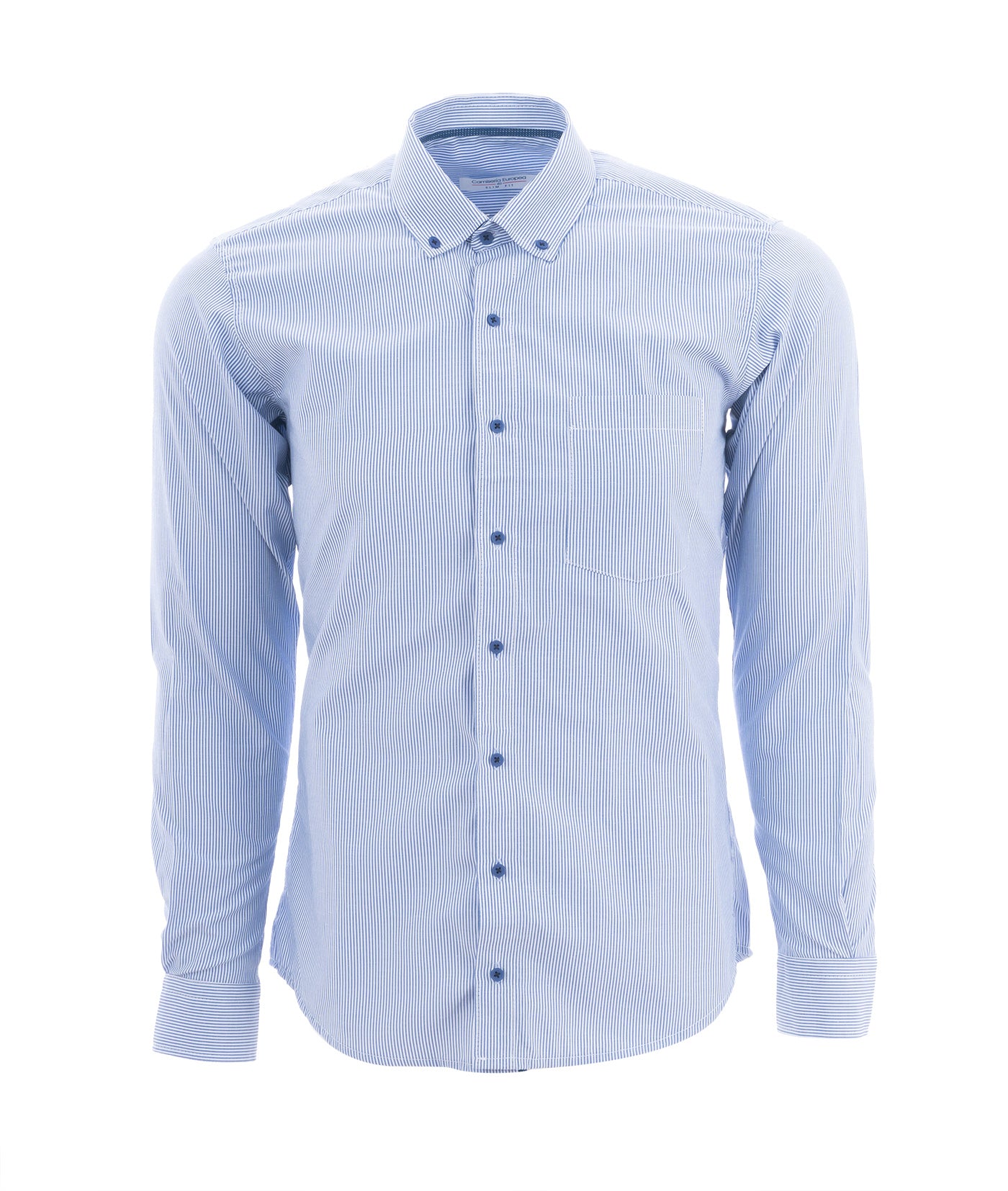 Camisa de Rayas Azul 3