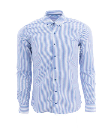 Camisa de Rayas Azul 5