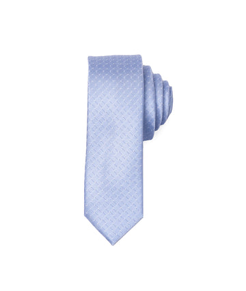 Corbata Azul 3 Cuadros y Puntos