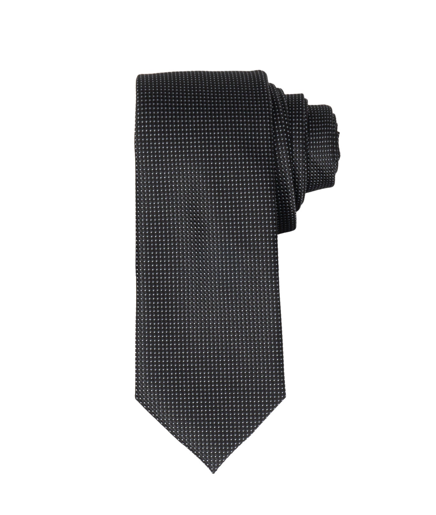 Corbata Negra Puntos Blancos