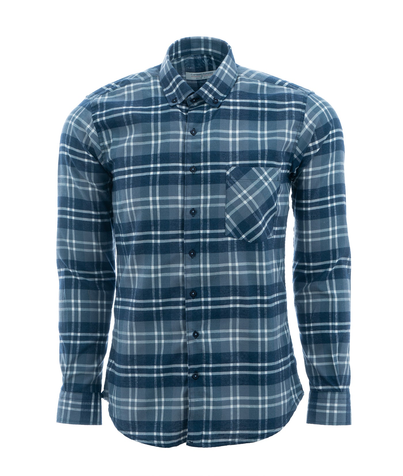 Camisa Leñadora Azul 2